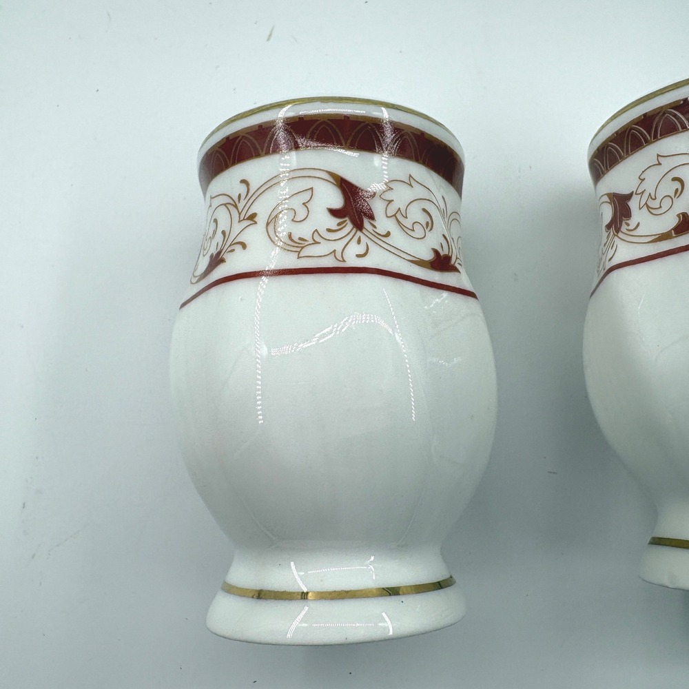Vintage Gold Coast Porcelain Salt & Pepper Shakers Set 22kt Gold Accents Regency - Picture 4 of 8